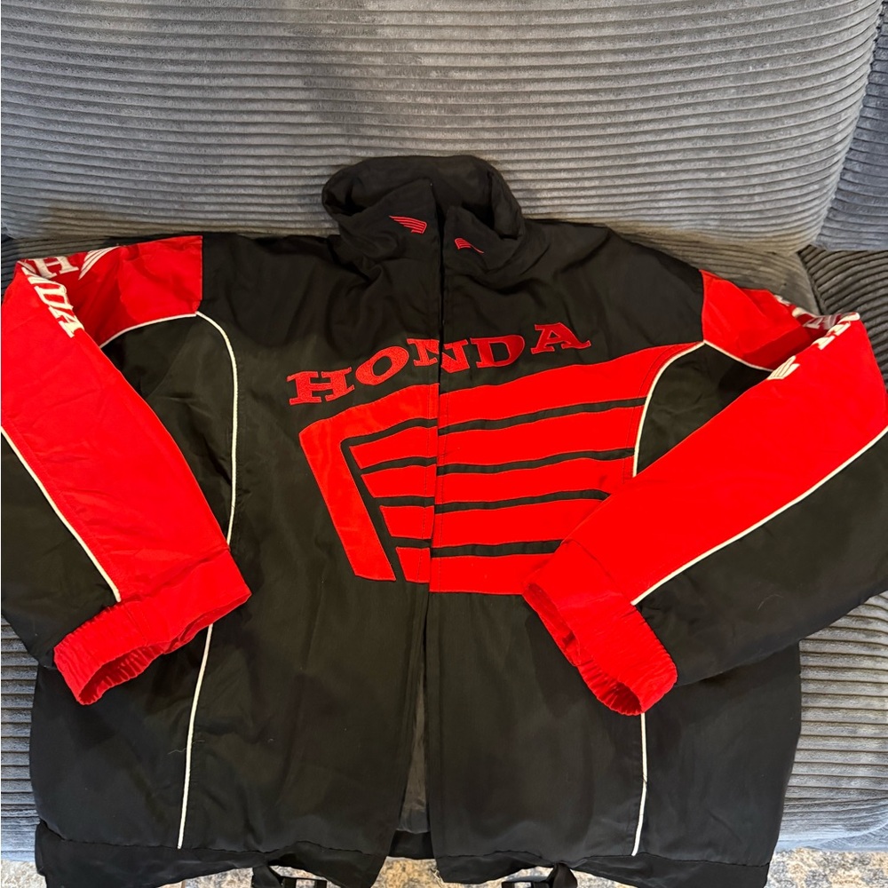 Honda Black and Red Jacket